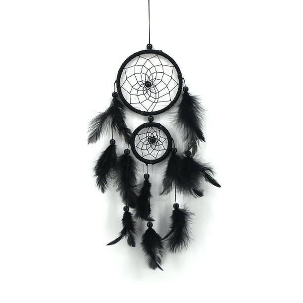 Handmade Dream Catcher with feathers wall or car hanging ornament-2BLU